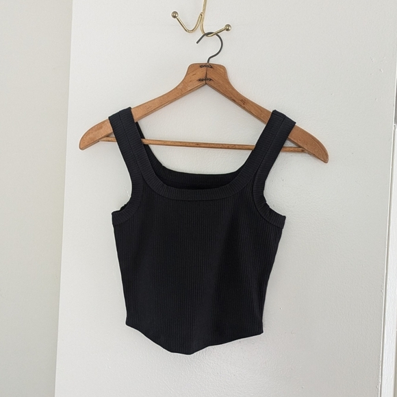 Sold On M! NWT Madewell The Tailored Crop Tank in Sleekhold XXS - Picture 3 of 15